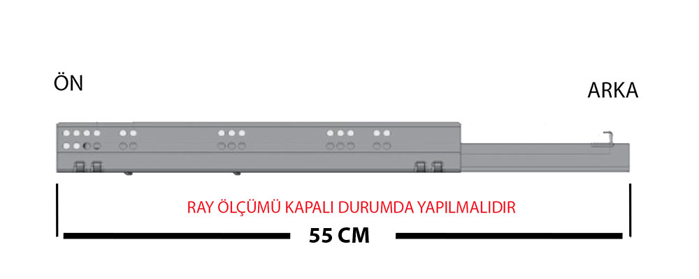 blum 55 cm ray