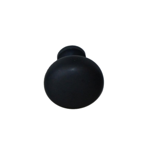 Antik Bronz 09-8235 Düğme Kulp, Siyah - 2