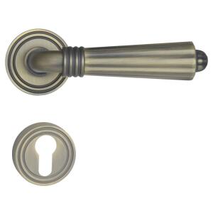 Armex Rozetli Dış Kapı Kolu İstanbul, Mat Antik - ARMEX