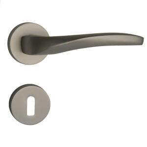 Armex Rozetli Kapı Kolu Selanik, Oda, Antrasit - ARMEX