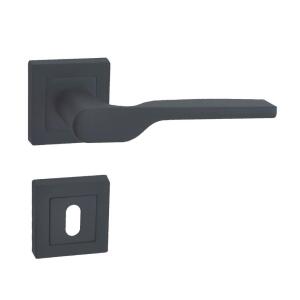 Armex Rozetli Oda Kapı Kolu Sofya, Mat Siyah - ARMEX