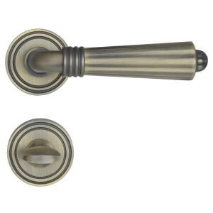 Armex Rozetli WC Kapı Kolu İstanbul, Mat Antik - ARMEX