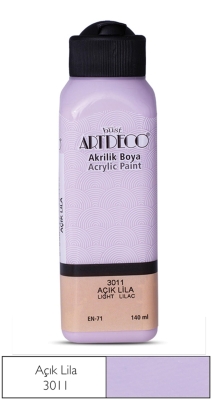 Artdeco Akrilik Boya, 140ml, Açık Lila 3011 - 1