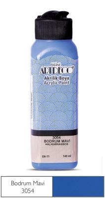 Artdeco Akrilik Boya, 140ml, Bodrum Mavi 3054 - 1