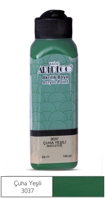 Artdeco Akrilik Boya, 140ml, Çuha Yeşili 3037 - 1