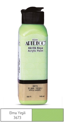 Artdeco Akrilik Boya, 140ml, Elma Yeşili 3673 - 1