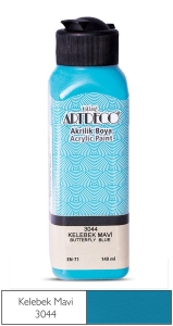 Artdeco Akrilik Boya, 140ml, Kelebek Mavi 3044 - Artdeco