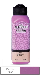 Artdeco Akrilik Boya, 140ml, Kızıl Mor 3050 - Artdeco