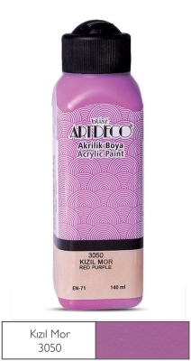 Artdeco Akrilik Boya, 140ml, Kızıl Mor 3050 - 1