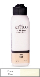 Artdeco Akrilik Boya, 140ml, Krem 3646 - Artdeco