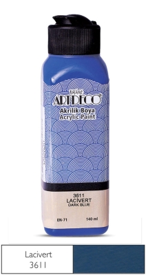 Artdeco Akrilik Boya, 140ml, Lacivert 3611 - 1