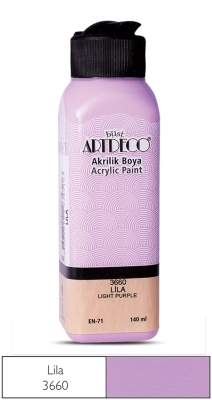 Artdeco Akrilik Boya, 140ml, Lila 3660 - 1