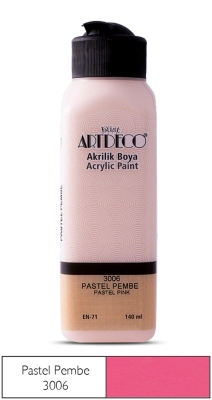 Artdeco Akrilik Boya, 140ml, Pastel Pembe 3006 - 1