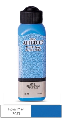 Artdeco Akrilik Boya, 140ml, Royal Mavi 3053 - 1