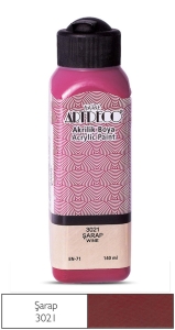 Artdeco Akrilik Boya, 140ml, Şarap 3021 - Artdeco