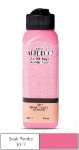 Artdeco Akrilik Boya, 140ml, Sıcak Pembe 3017 - Artdeco