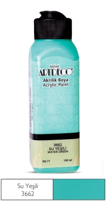 Artdeco Akrilik Boya, 140ml, Su Yeşili 3662 - 1