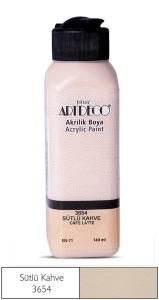 Artdeco Akrilik Boya, 140ml, Sütlü Kahve 3654 - Artdeco