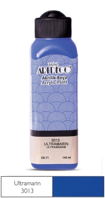 Artdeco Akrilik Boya, 140ml, Ultramarin 3013 - 1