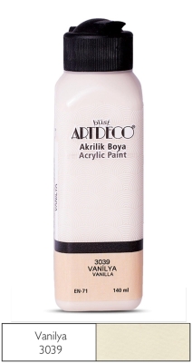 Artdeco Akrilik Boya, 140ml, Vanilya 3039 - 1