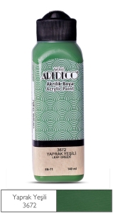 Artdeco Akrilik Boya, 140ml, Yaprak Yeşili 3672 - Artdeco