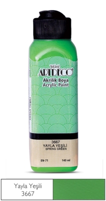 Artdeco Akrilik Boya, 140ml, Yayla Yeşili 3667 - 1