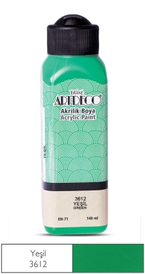 Artdeco Akrilik Boya, 140ml, Yeşil 3612 - 1