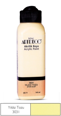 Artdeco Akrilik Boya, 140ml, Yıldız Tozu 3031 - 1