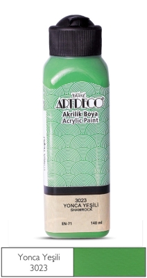 Artdeco Akrilik Boya, 140ml, Yonca Yeşili 3023 - 1