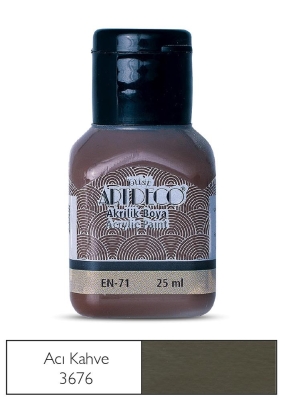 Artdeco Akrilik Boya, 25ml, Acı Kahve 3676 - 1