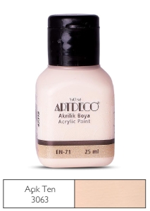 Artdeco Akrilik Boya, 25ml, Açık Ten 3063 - Artdeco