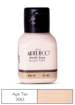 Artdeco Akrilik Boya, 25ml, Açık Ten 3063 - 1