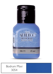 Artdeco Akrilik Boya, 25ml, Bodrum Mavi 3054 - Artdeco