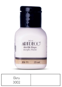 Artdeco Akrilik Boya, 25ml, Ekru 3002 - Artdeco