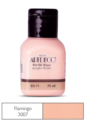 Artdeco Akrilik Boya, 25ml, Flamingo 3007 - 1