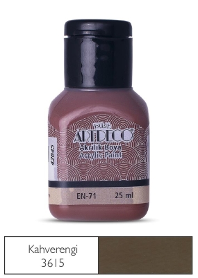 Artdeco Akrilik Boya, 25ml, Kahverengi 3615 - 1