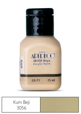 Artdeco Akrilik Boya, 25ml, Kum Beji 3056 - 1