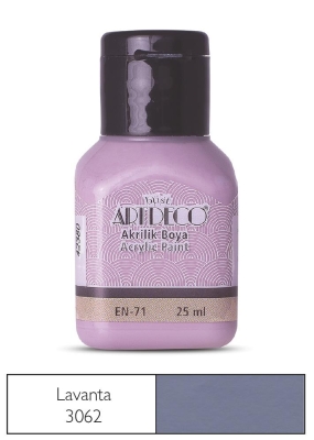 Artdeco Akrilik Boya, 25ml, Lavanta 3062 - 1