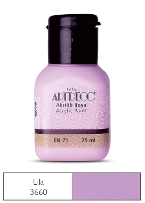 Artdeco Akrilik Boya, 25ml, Lila 3660 - 1