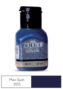 Artdeco Akrilik Boya, 25ml, Mavi Siyah 3035 - Artdeco