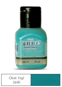 Artdeco Akrilik Boya, 25ml, Oksit Yeşil 3640 - Artdeco