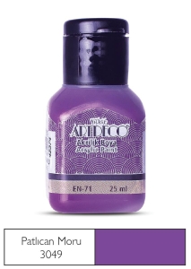 Artdeco Akrilik Boya, 25ml, Patlıcan Moru 3049 - Artdeco