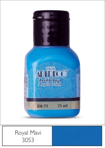 Artdeco Akrilik Boya, 25ml, Royal Mavi 3053 - Artdeco