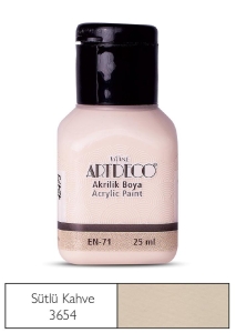Artdeco Akrilik Boya, 25ml, Sütlü Kahve 3654 - Artdeco