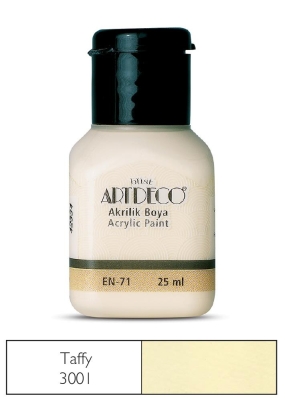 Artdeco Akrilik Boya, 25ml, Taffy 3001 - 1