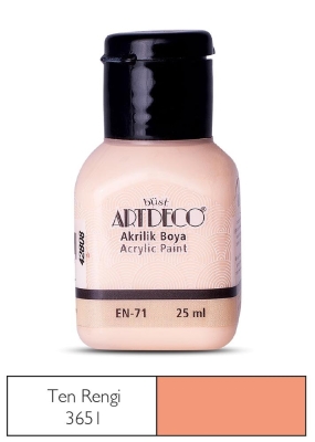 Artdeco Akrilik Boya, 25ml, Ten Rengi 3651 - 1