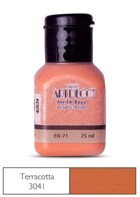 Artdeco Akrilik Boya, 25ml, Terrakota 3041 - 1