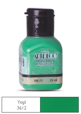 Artdeco Akrilik Boya, 25ml, Yeşil 3612 - 1