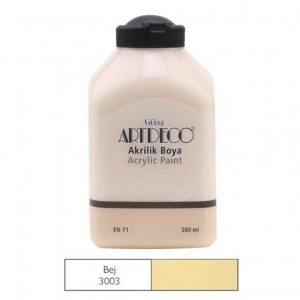Artdeco Akrilik Boya, 500ml, Bej 3003 - Artdeco