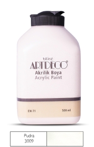 Artdeco Akrilik Boya, 500ml, Pudra 3009 - Artdeco